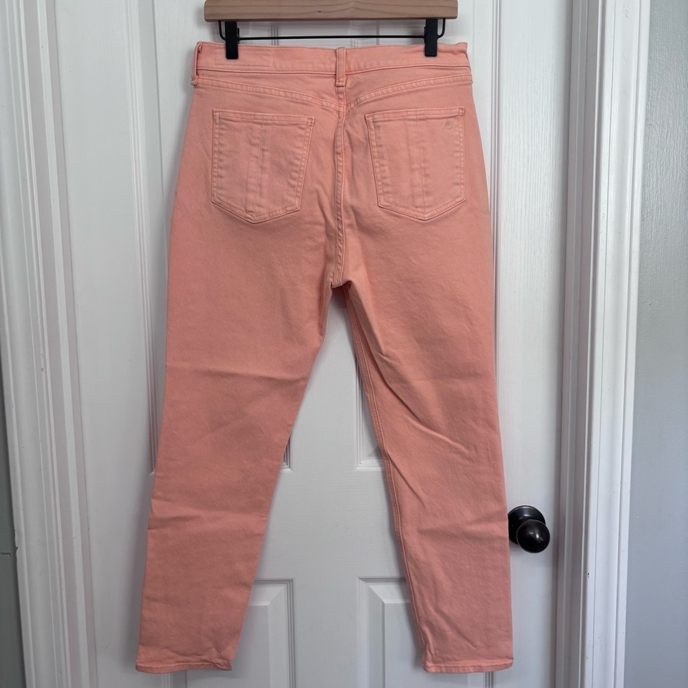 Peach High Rise Skinny Jeans | rag & bone Size 29 - Picture 2 of 12